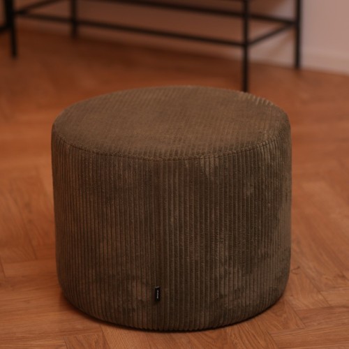 Pufy okrągłe zielone