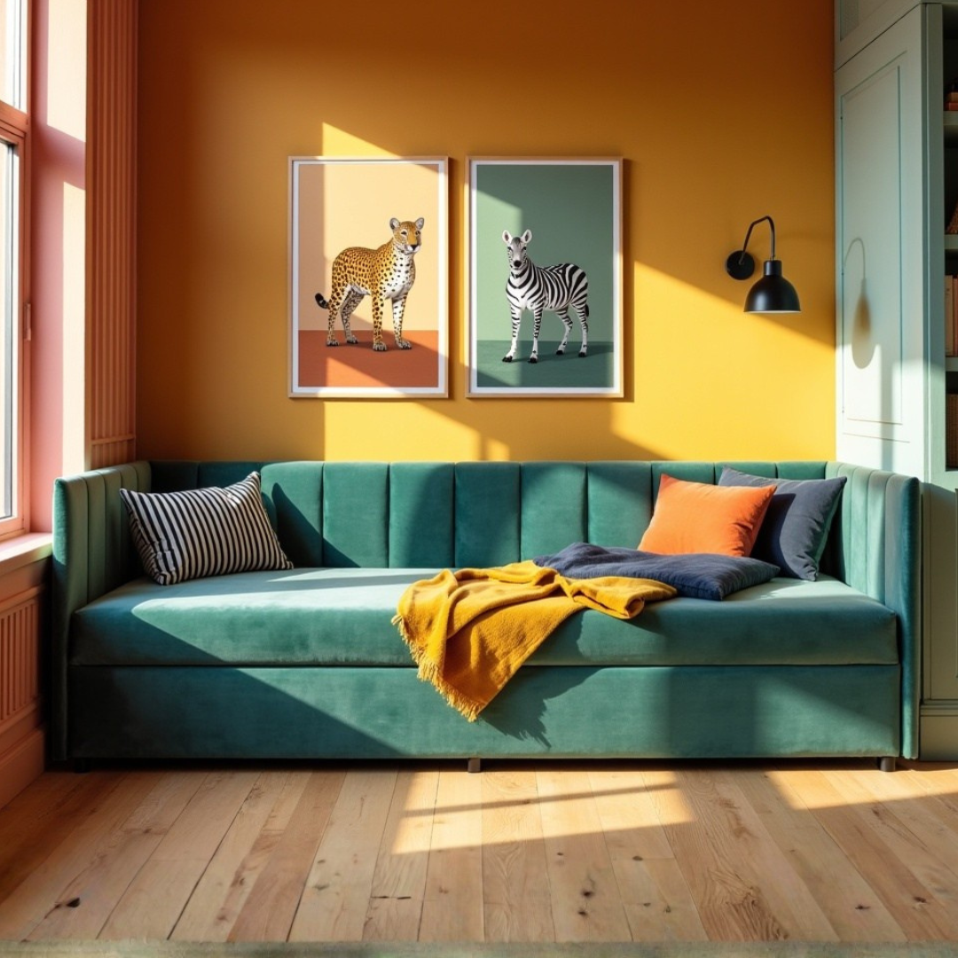 Tapczan FENIKS z dwoma bokami