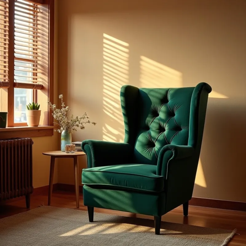 Fotel uszak z podnóżkiem Domyou