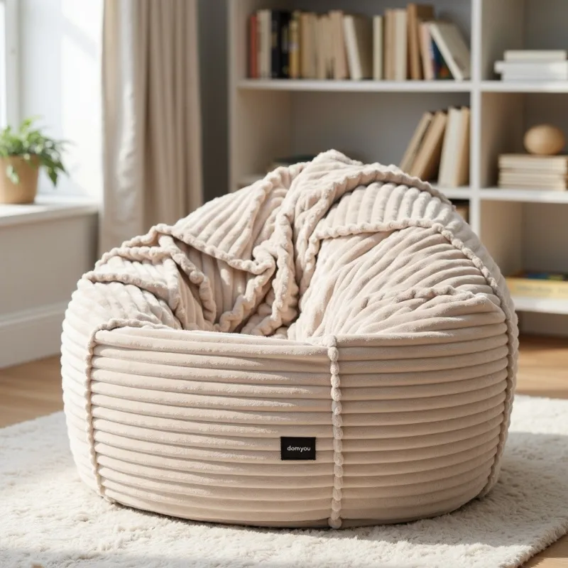 Pufa worek Saco gruby sztruks – prezent